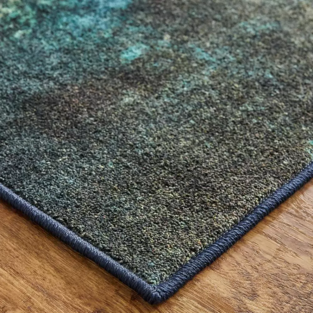 Glacier Water Blue 8 Ft. X 10 Ft. Abstract Area Rug By Mohawk Home | * Best Sale