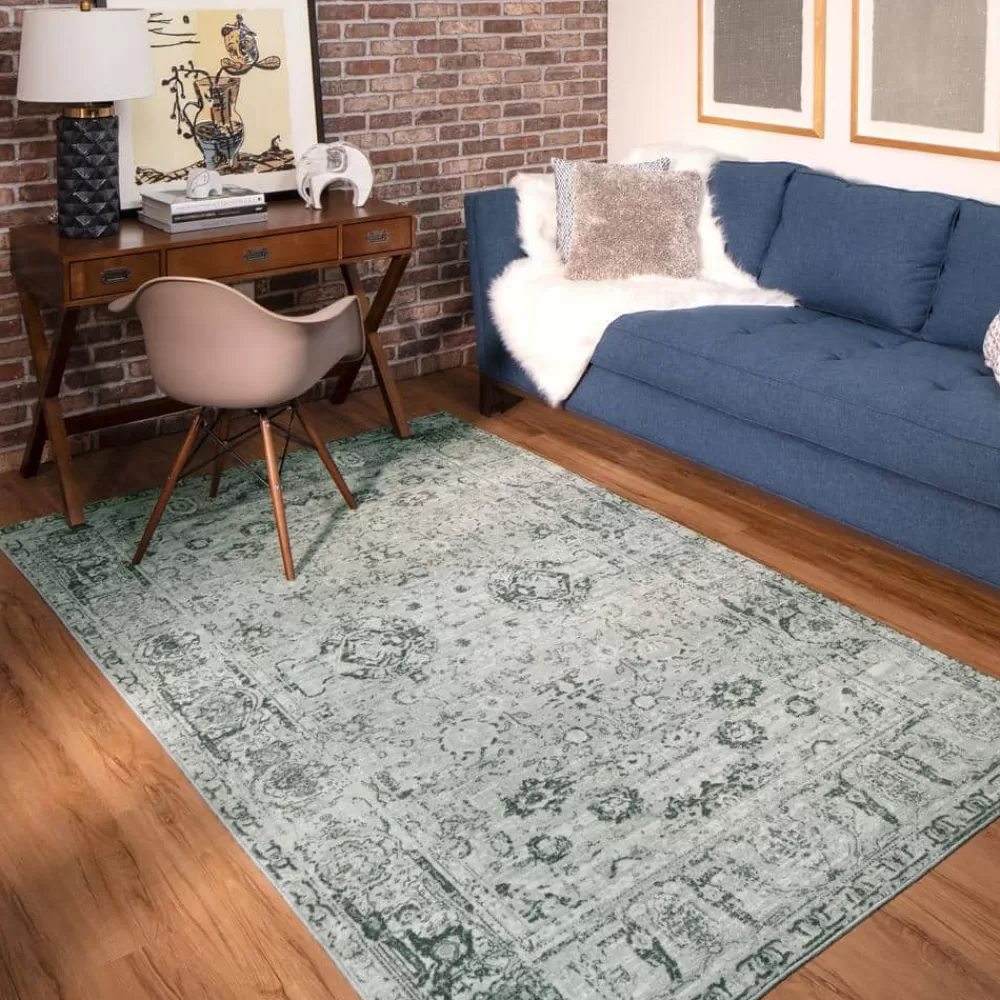 Henrietta Grey 8 Ft. X 10 Ft. Distressed Area Rug By Mohawk Home | * Online