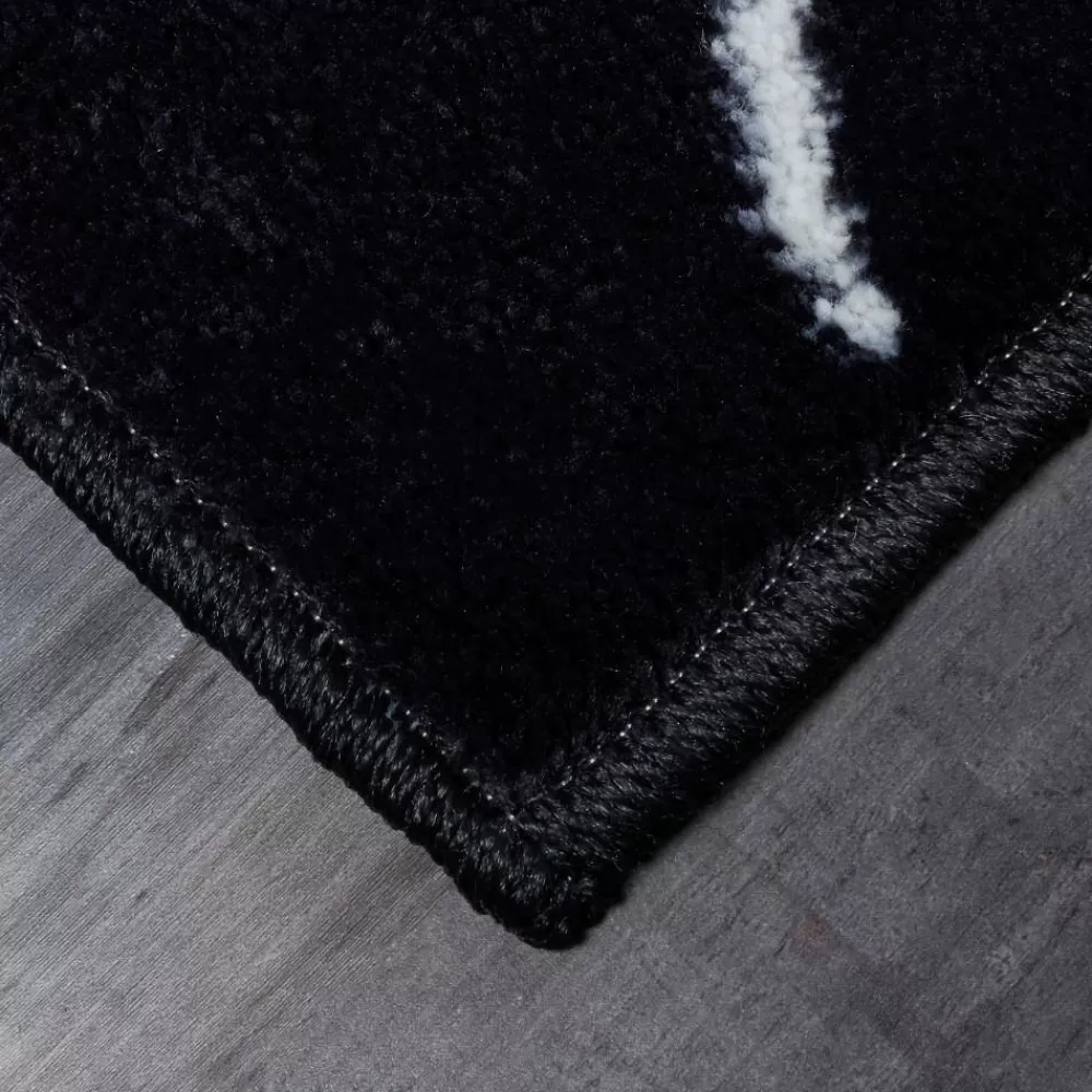 Hopscotch Black 7 Ft. 6 In. X 10 Ft. Whimsical Area Rug By Mohawk Home | * New