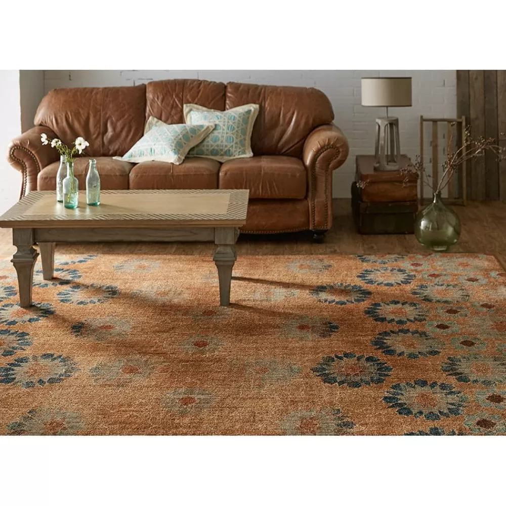 In Bloom By Patina Vie Saffron 8 Ft. X 10 Ft. Floral Area Rug By Mohawk Home | * Online