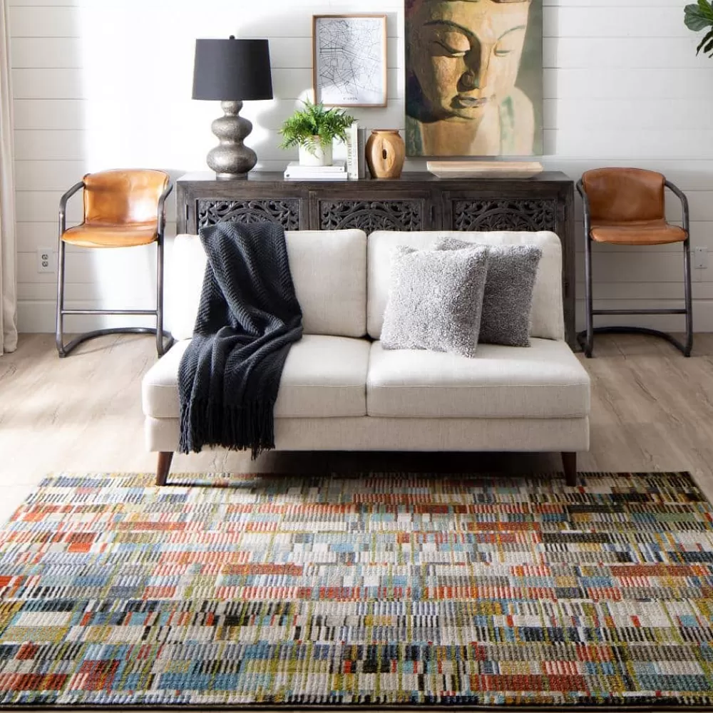 Iola Multi 8 Ft. X 11 Ft. Geometric Area Rug By Mohawk Home | * Discount
