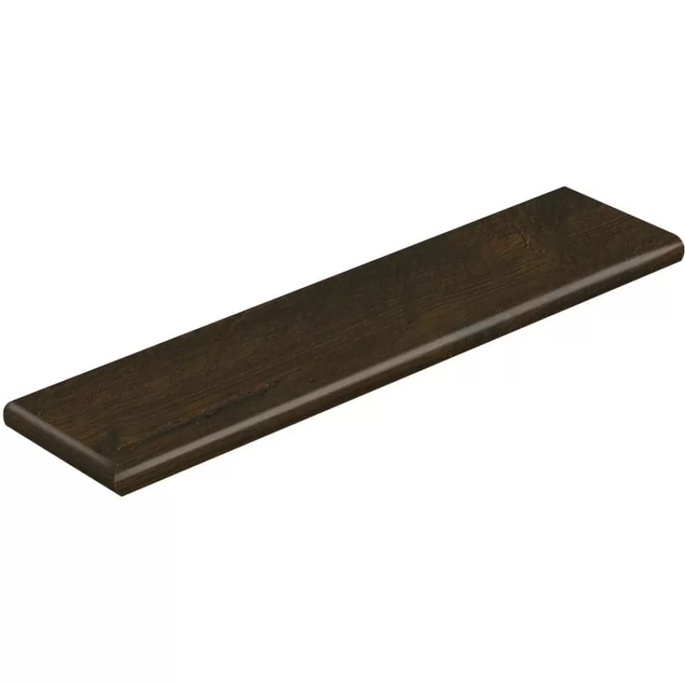 Java Scraped Oak 47 In. Length X 12-1/8 In. Deep X 1-11/16 In. Height Laminate Left Return To Cover Stairs 1 In. Thick By Cap A Tread | * Clearance