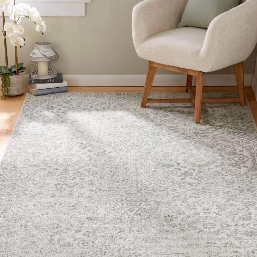 Juniper Grey 8 Ft. X 10 Ft. Medallion Area Rug By Mohawk Home | * Flash Sale