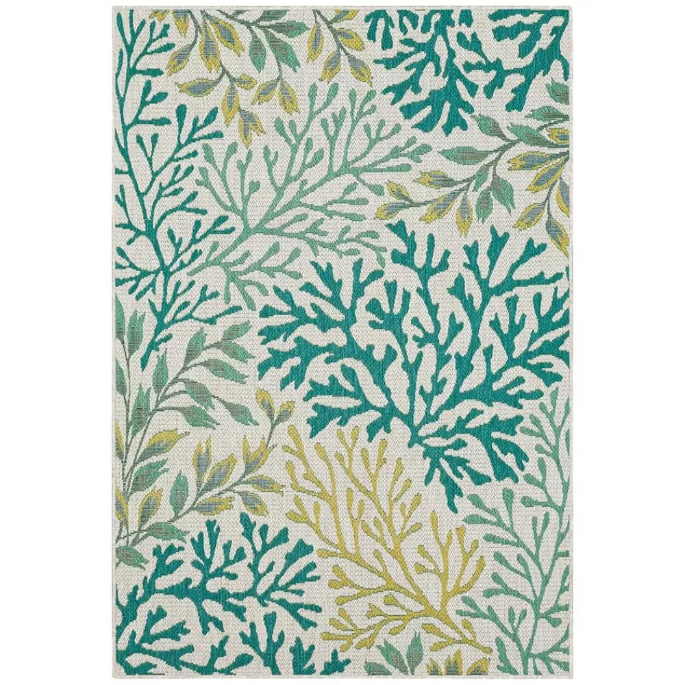 Lagoon Teal 10 Ft. X 13 Ft. Indoor/Outdoor Area Rug By Mohawk Home | * Sale