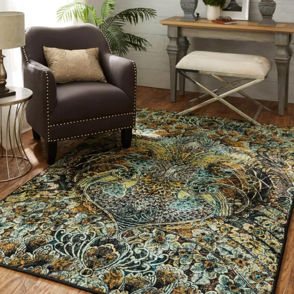 Lova Gold 10 Ft. X 14 Ft. Abstract Area Rug By Mohawk Home | * Online