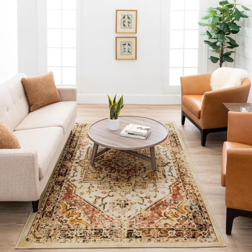 Maras Earth 6 Ft. X 9 Ft. Area Rug By Mohawk Home | * Fashion