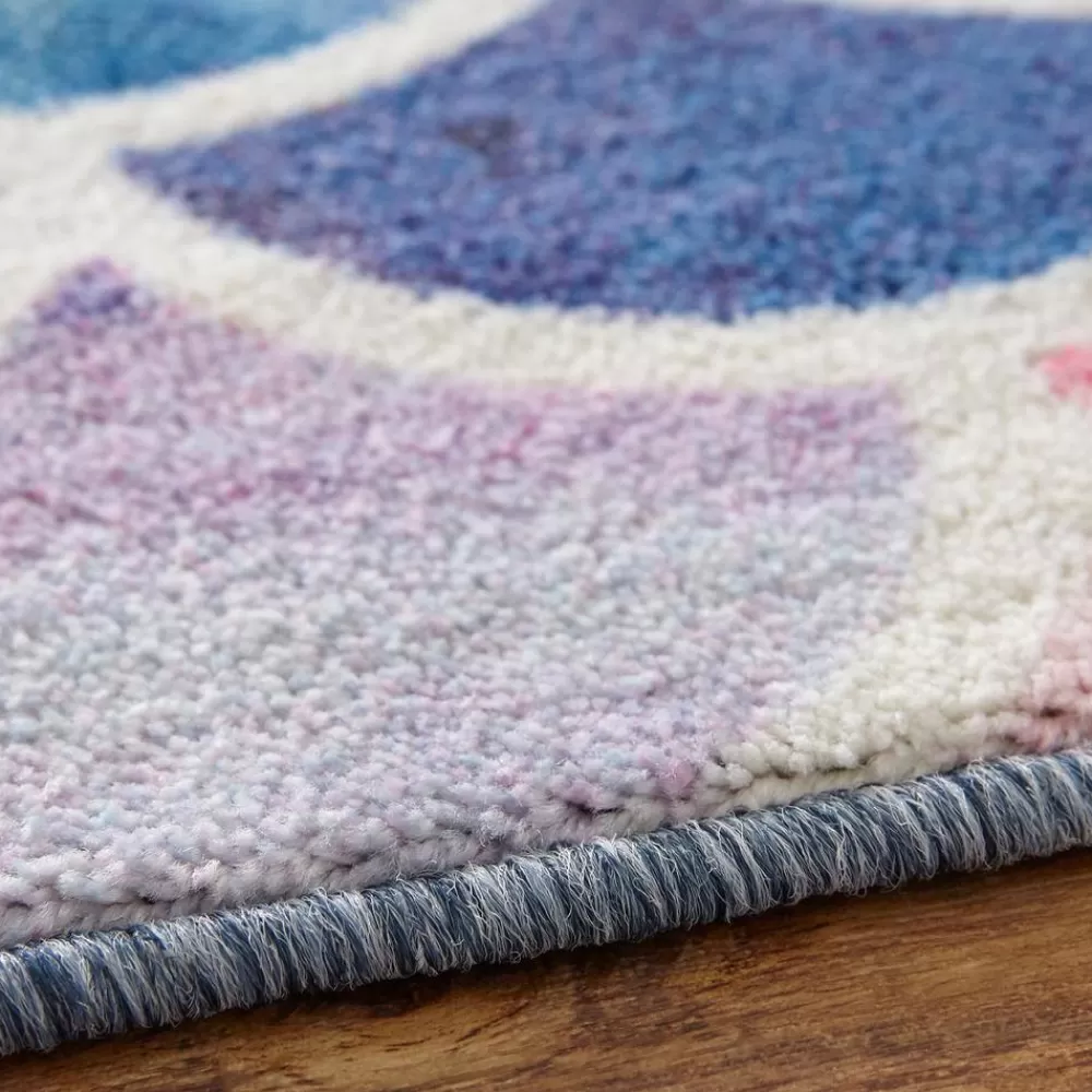 Mermaid Scales Pink 5 Ft. X 8 Ft. Whimsical Area Rug By Mohawk Home | * Sale