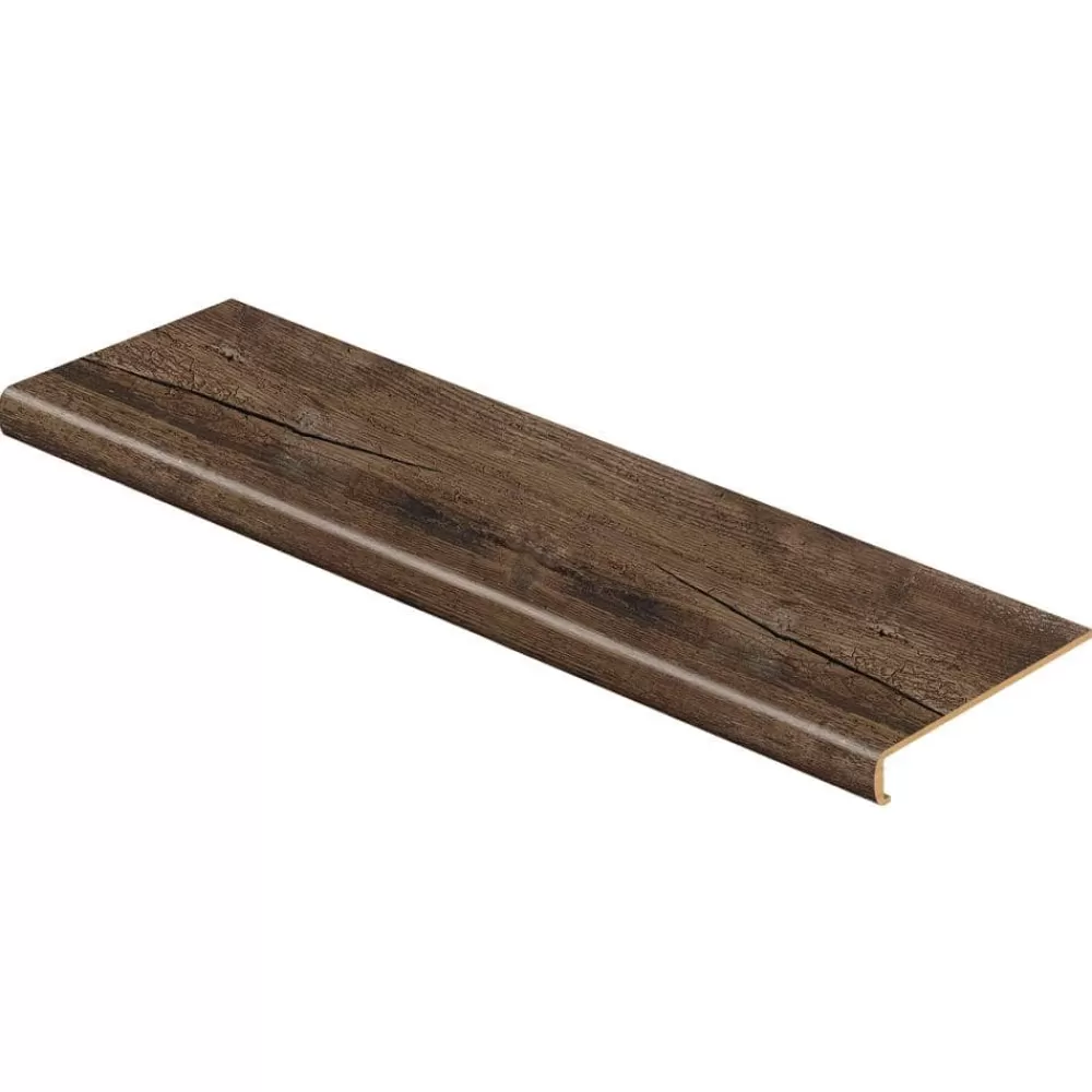 Nashville Oak 47 In. L X 12-1/8 In. W X 2-3/16 In. H Vinyl Overlay For Stairs 1-1/8 In. T To 1-3/4 In. T By Cap A Tread | * Best