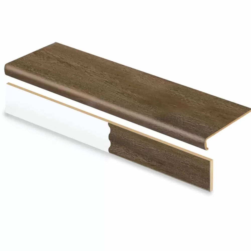 Oaxaca Valley Gray Stair Tread And Reversible Riser Kit 47 In. L X 12-1/8 In. W X 2-3/16 In. T By Cap A Tread | * Fashion