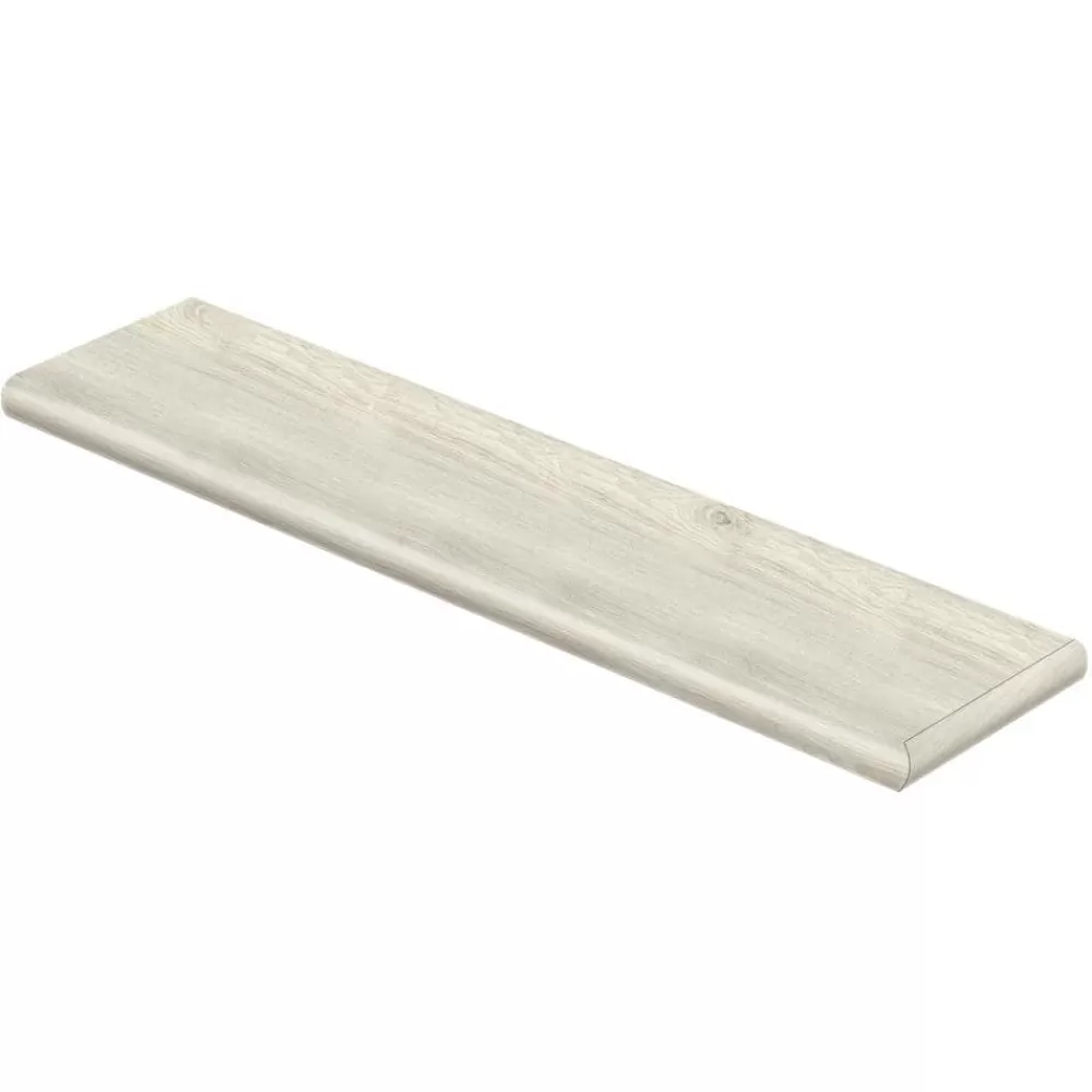 Ocala Oak/Chiffon Lace Oak/Salt Shore Wood 47 In.Lx12-1/8 In.Wx1-11/16 In.T Vinyl Overlay Rt. Return For Stairs 1 In.T By Cap A Tread | * Online