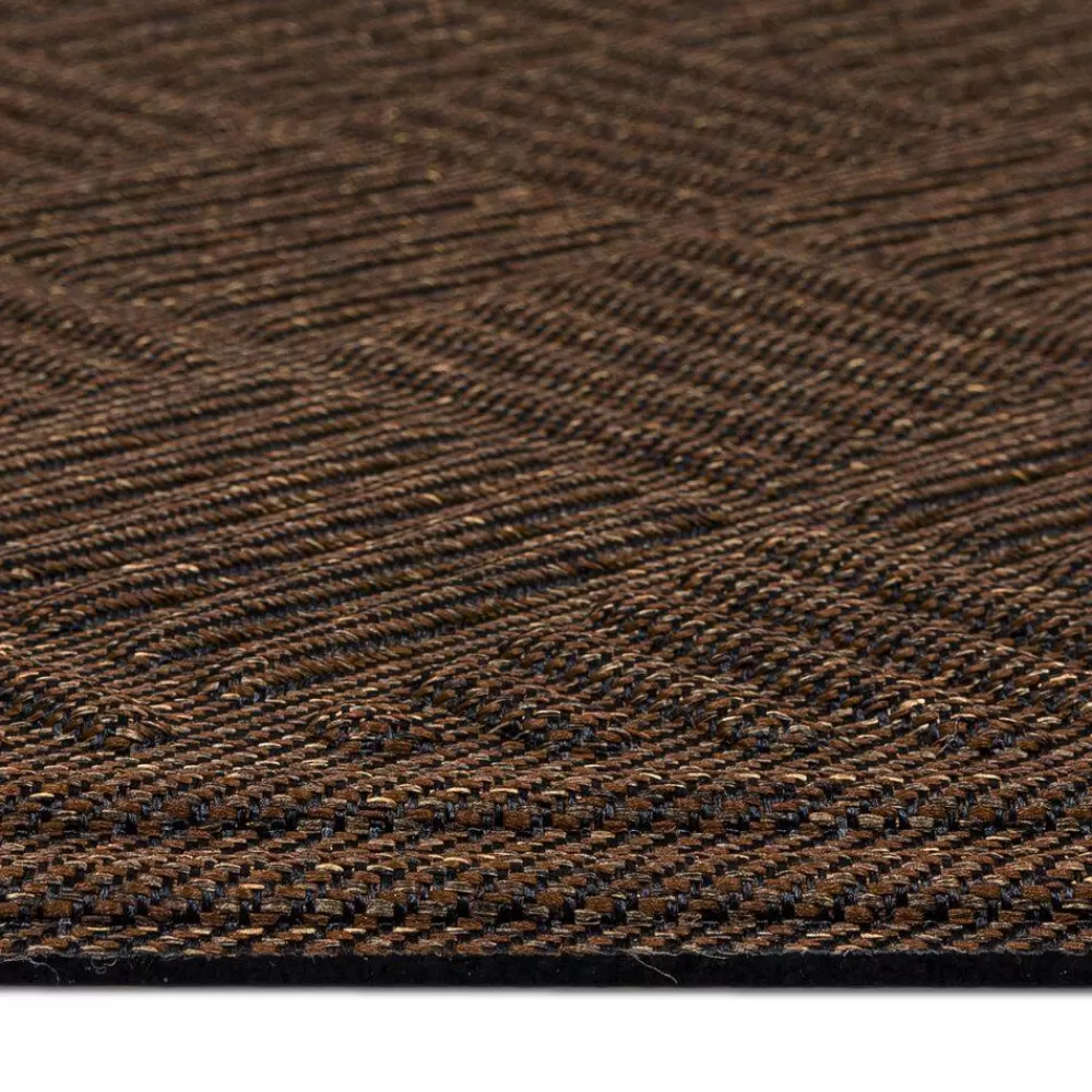 Parquet Impressions Jacquard Copper 24 In. X 36 In. Recycled Rubber Indoor/Outdoor Door Mat By Mohawk Home | * Best