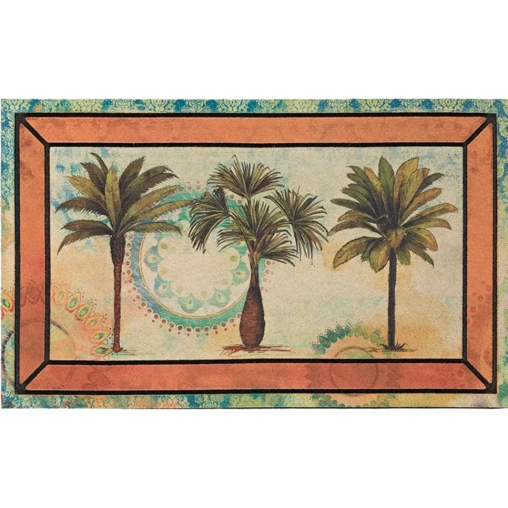 Picture Frame Fresco Palm 18 In. X 30 In. Recycled Rubber Door Mat By Mohawk Home | * Best