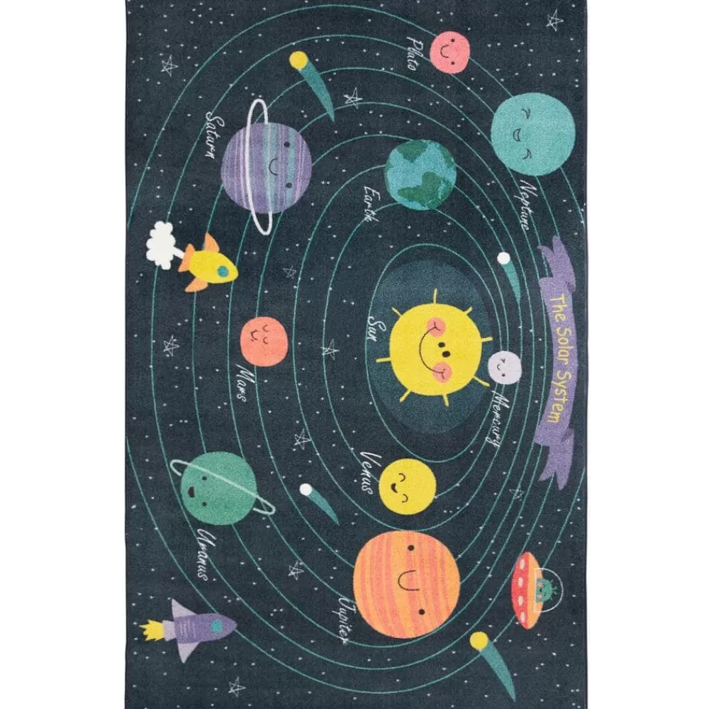 Planet System Blue 8 Ft. X 10 Ft. Themed Area Rug By Mohawk Home | * New