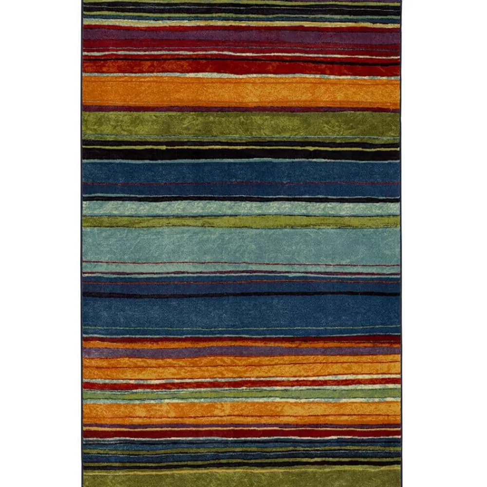 Rainbow Multi 5 Ft. X 8 Ft. Striped Area Rug By Mohawk Home | * Best Sale