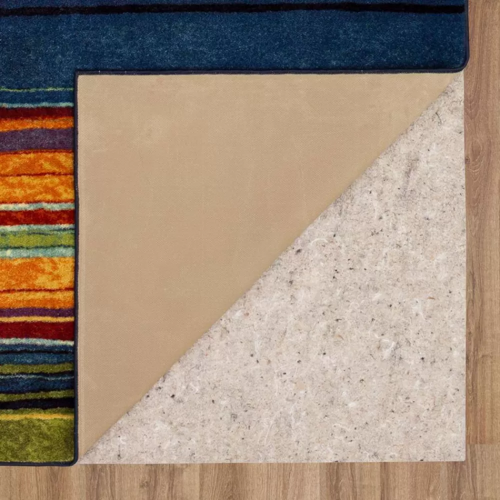Rainbow Multi 7 Ft. 6 In. X 10 Ft. Striped Area Rug 3-Piece Set By Mohawk Home | * New