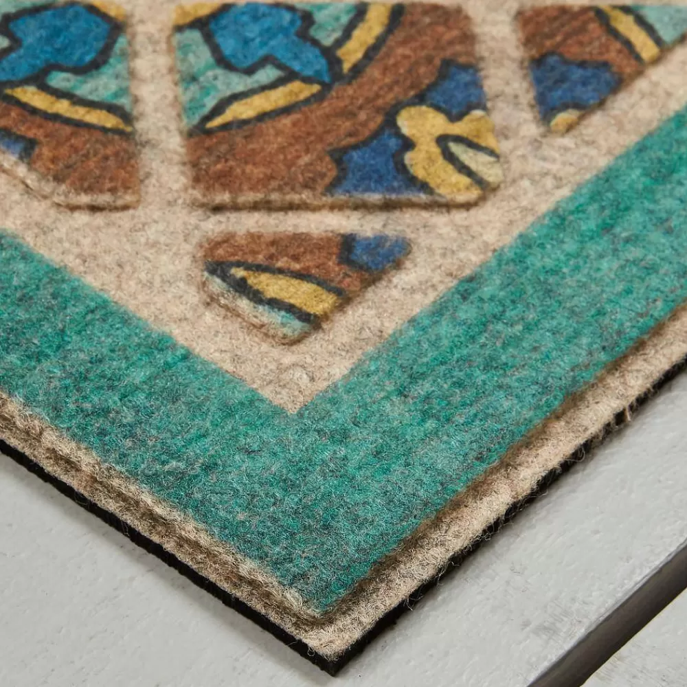 Retro Tiles 24 In. X 48 In. Ornamental Entry Mat By Mohawk Home | * Cheap