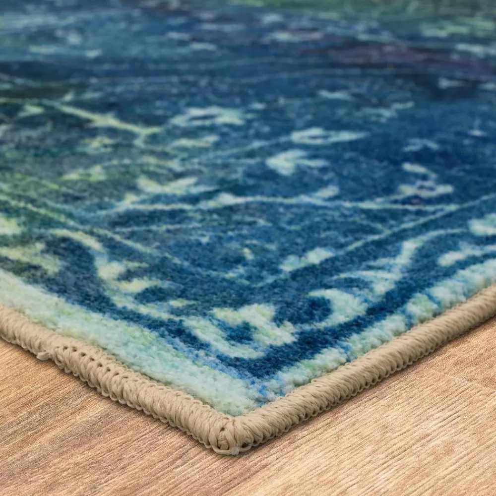 Rowland Teal 8 Ft. X 10 Ft. Abstract Area Rug By Mohawk Home | * Flash Sale