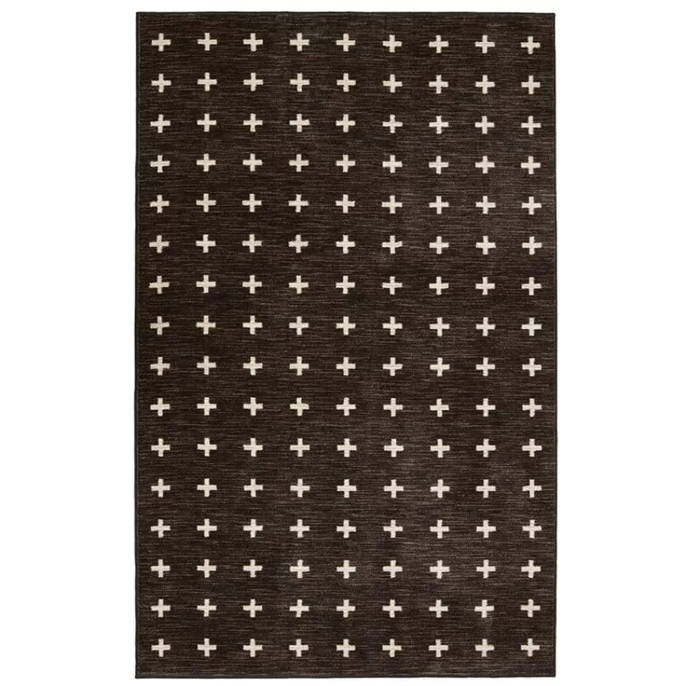 Sahana Black 5 Ft. X 8 Ft. Geometric Area Rug By Mohawk Home | * Store