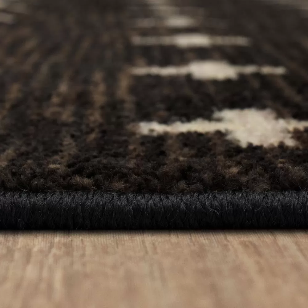 Sahana Black 5 Ft. X 8 Ft. Geometric Area Rug By Mohawk Home | * Store