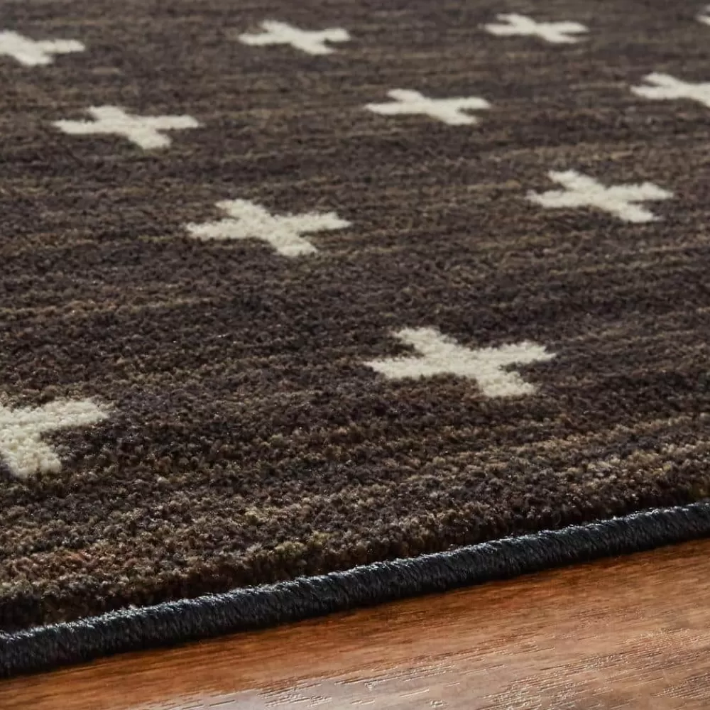 Sahana Black 5 Ft. X 8 Ft. Geometric Area Rug By Mohawk Home | * Store