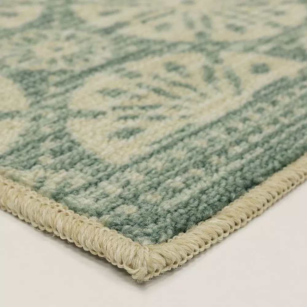 Sand Dollar Aqua 1 Ft. 8 In. X 2 Ft. 10 In. Medallion Machine Washable Area Rug By Mohawk Home | * Shop