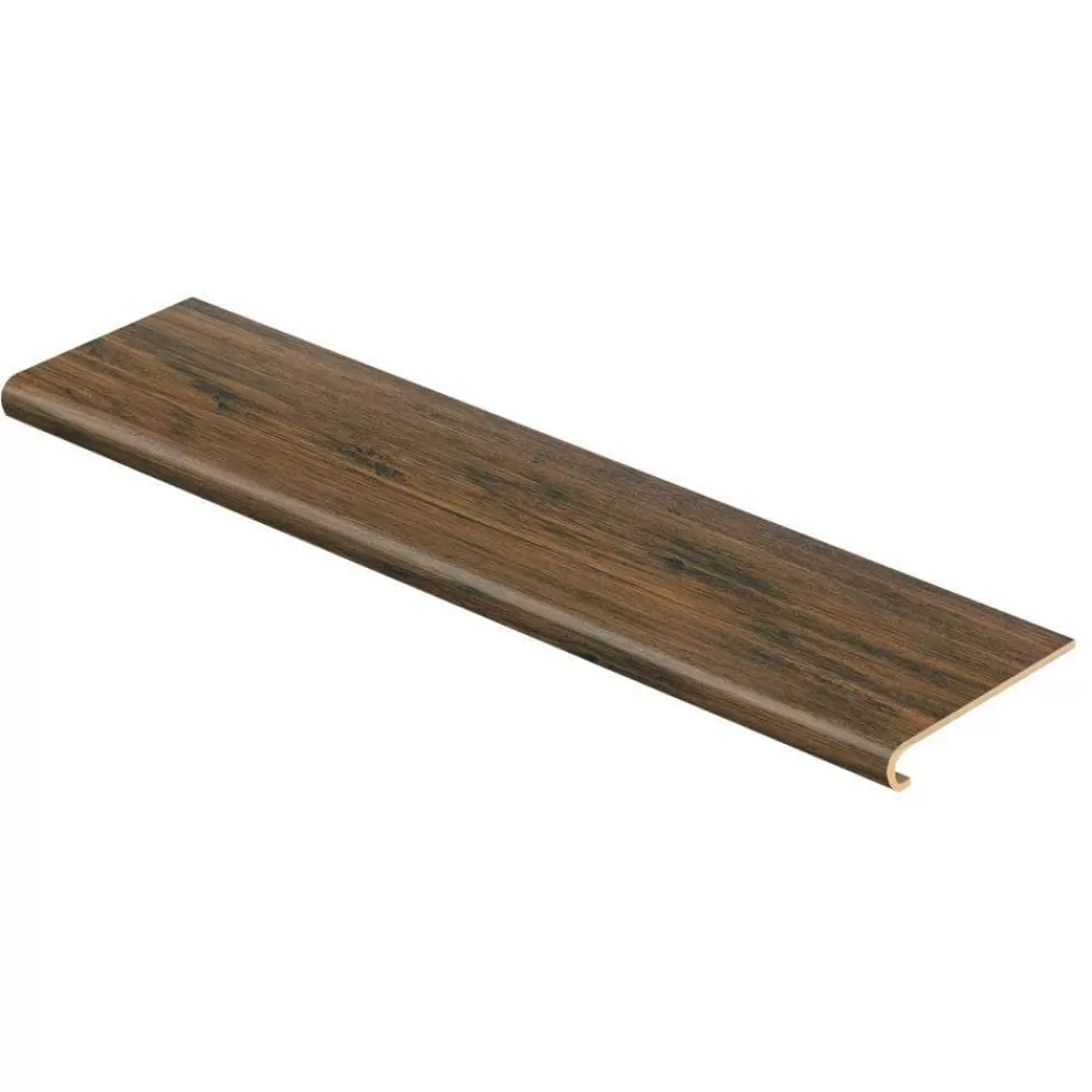 Saratoga Hickory 94 In. L X 12-1/8 In. W X 1-11/16 In. T Laminate To Cover Stairs 1 In. Thick By Cap A Tread | * Best