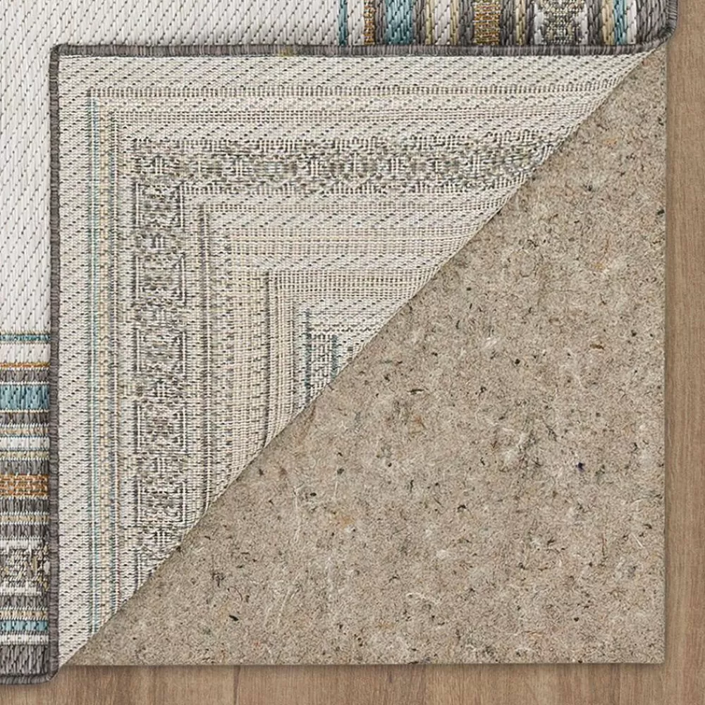 Seaside Border Light Grey 8 Ft. X 10 Ft. Geometric Indoor/Outdoor Area Rug By Mohawk Home | * Clearance