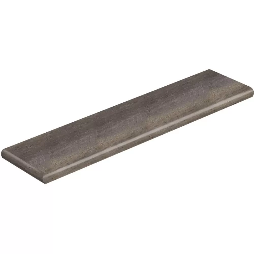 Seasoned Wood/Harrison Pine Dark/Augusta Wood 47 In. L X 12-1/8 In. W X 1-11/16 In. T Vinyl Overlay Lt Return For Stairs By Cap A Tread | * Outlet