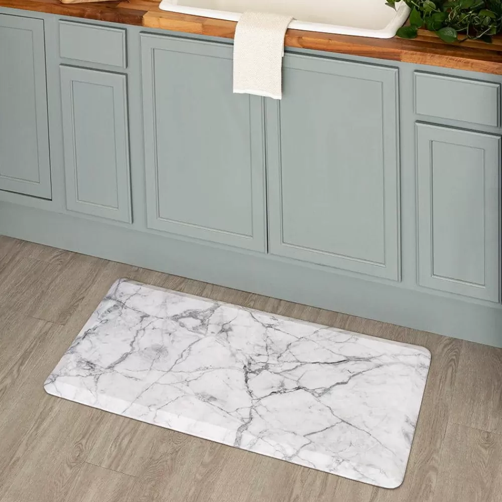 Serene Marble 20 In. X 42 In. Kitchen Mat By Mohawk Home | * Cheap