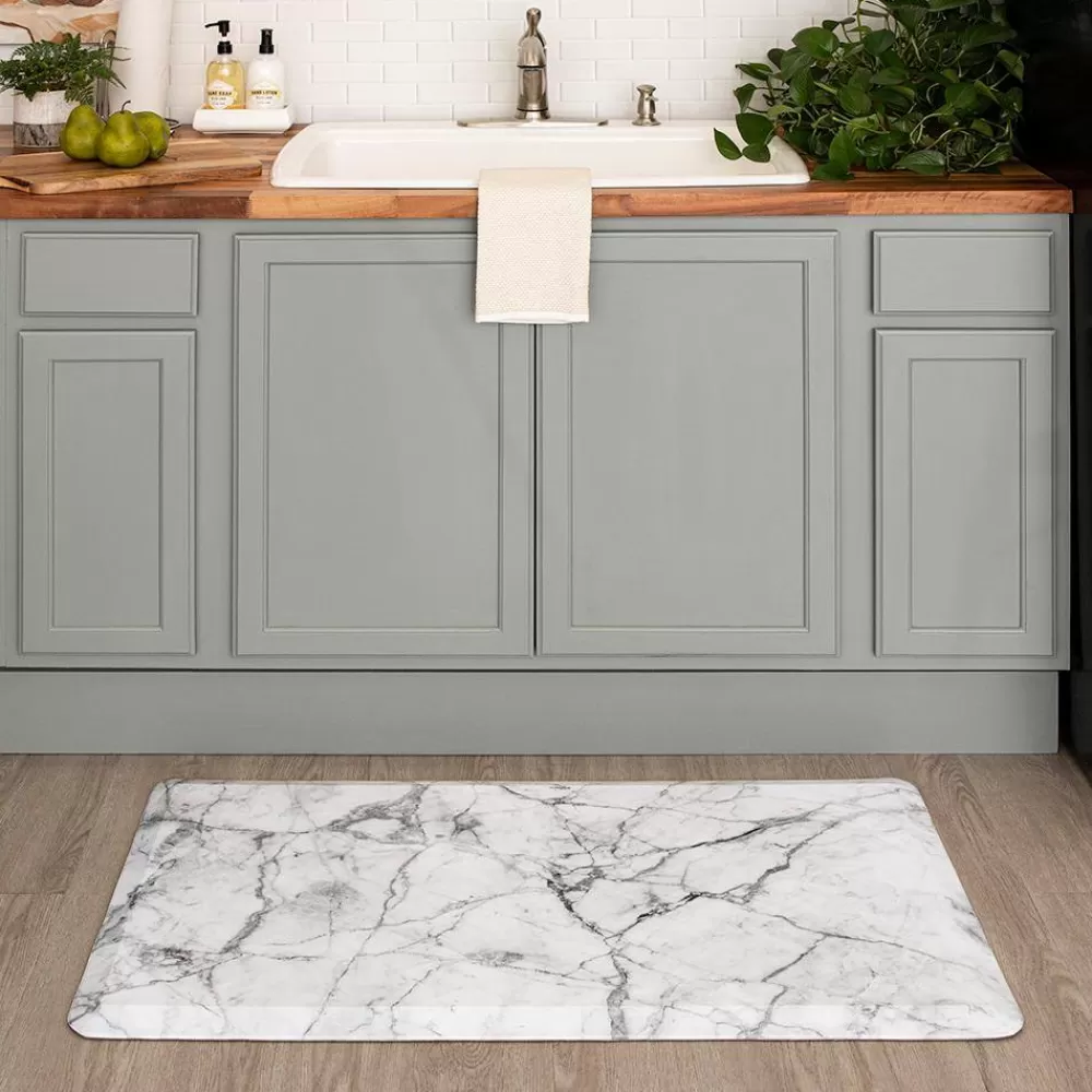 Serene Marble 20 In. X 42 In. Kitchen Mat By Mohawk Home | * Cheap
