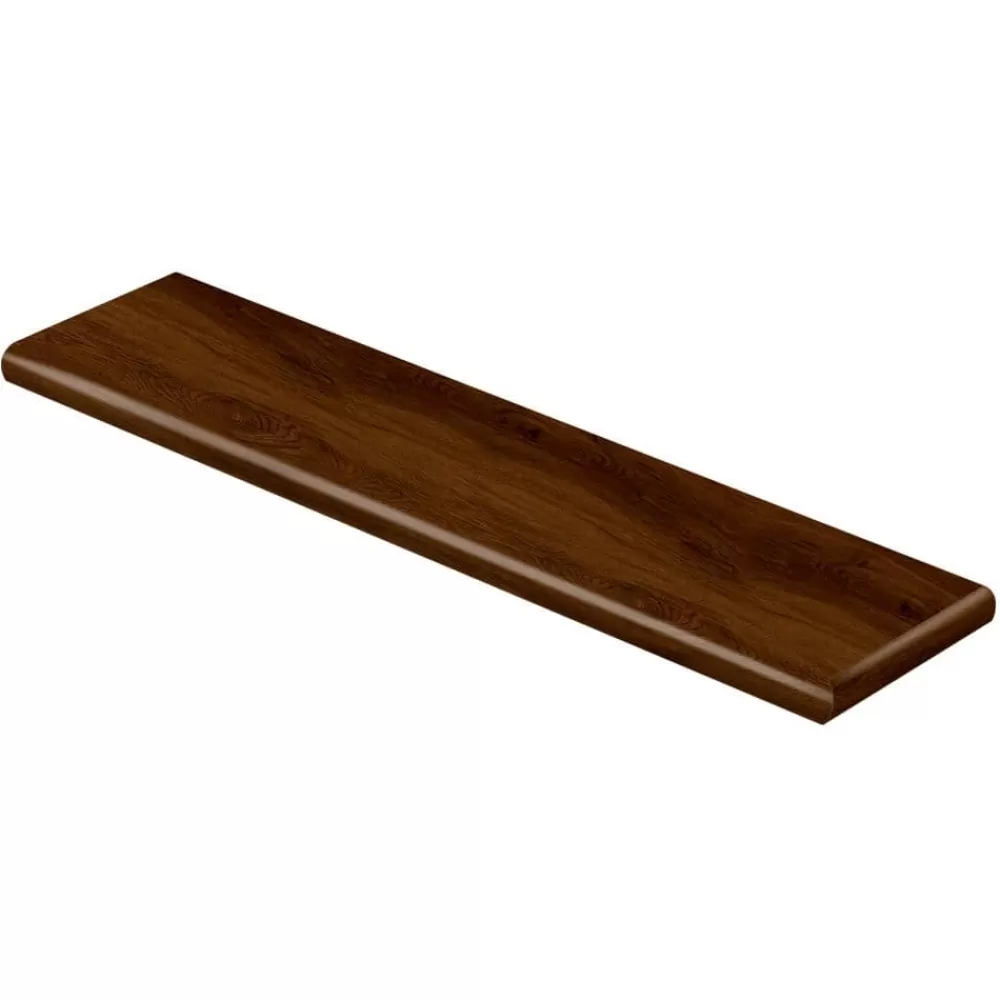 Shadow Hickory 47 In. L X 12-1/8 In. W X 1-11/16 In. T Vinyl Overlay Right Return To Cover Stairs 1 In. T By Cap A Tread | * Shop