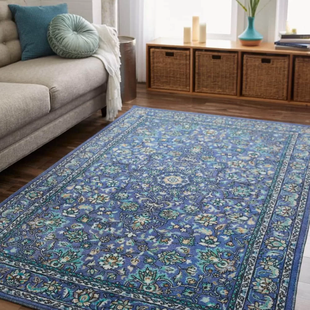 Shenandoah Navy 8 Ft. X 10 Ft. Oriental Area Rug By Mohawk Home | * Store