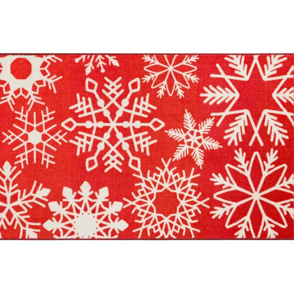 Snowflake Red 2 Ft. X 3 Ft. 4 In. Machine Washable Area Rug By Mohawk Home | * Sale