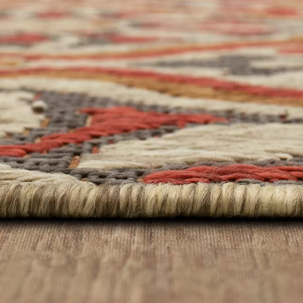 Sorrento Rust 10 Ft. X 13 Ft. Geometric Indoor/Outdoor Area Rug By Mohawk Home | * Outlet