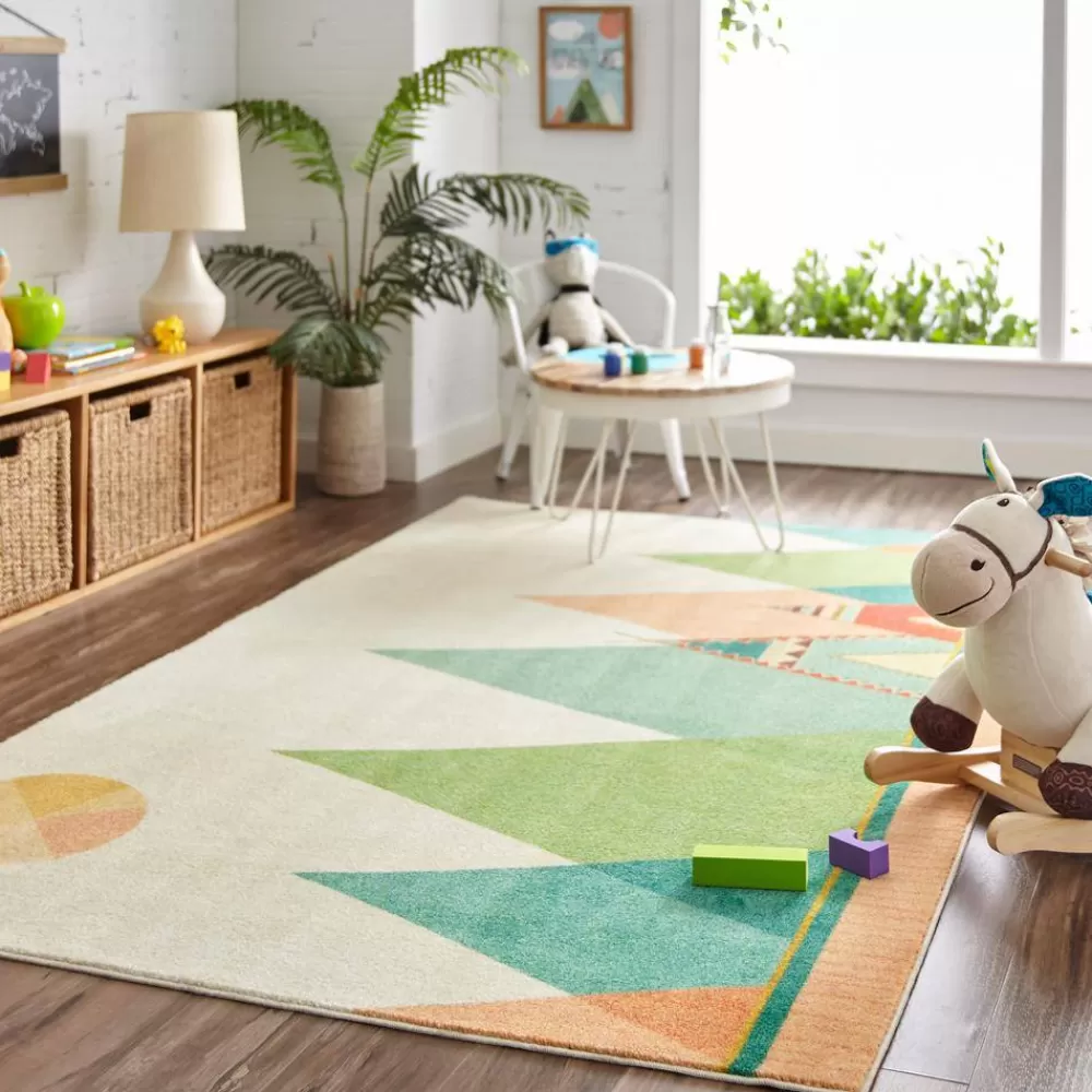 Southwest Teepee Multi 8 Ft. X 10 Ft. Contemporary Area Rug By Mohawk Home | * Cheap