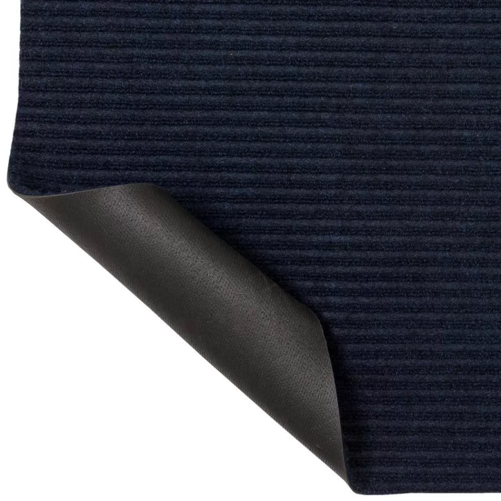 Striped Utility Mat Indigo Indoor/Outdoor 24 In. X 36 In. Utility Door Mat By Mohawk Home | * Sale