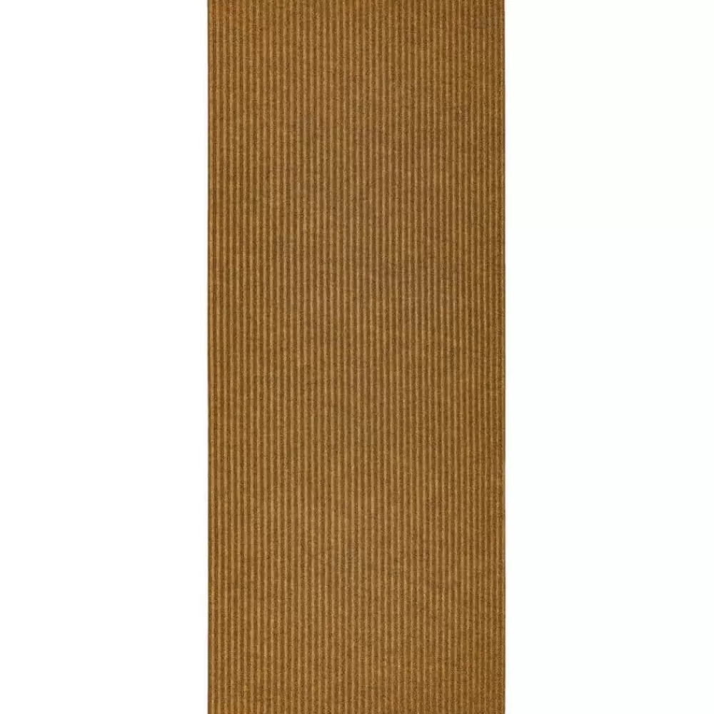 Striped Utility Mat Tan Indoor/Outdoor 24 In. X 60 In. Utility Door Mat By Mohawk Home | * Discount