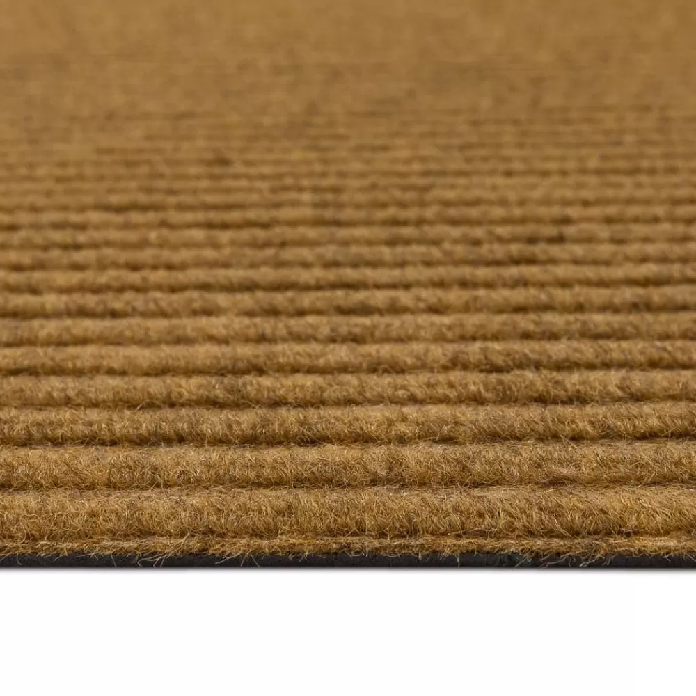 Striped Utility Mat Tan Indoor/Outdoor 24 In. X 60 In. Utility Door Mat By Mohawk Home | * Discount