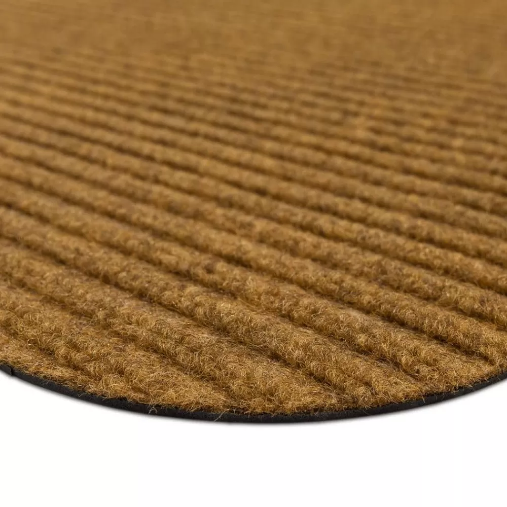 Striped Utility Mat Tan Indoor/Outdoor 24 In. X 60 In. Utility Door Mat By Mohawk Home | * Discount