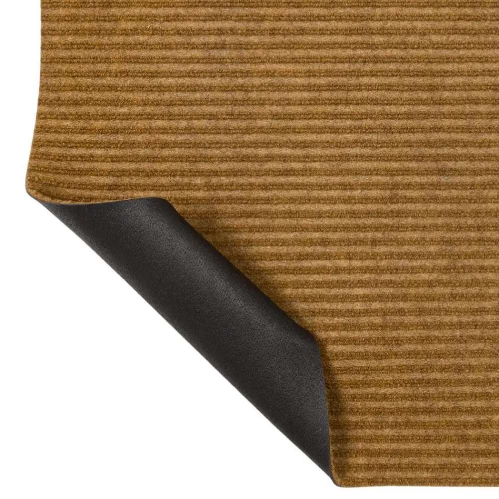 Striped Utility Mat Tan Indoor/Outdoor 24 In. X 60 In. Utility Door Mat By Mohawk Home | * Discount