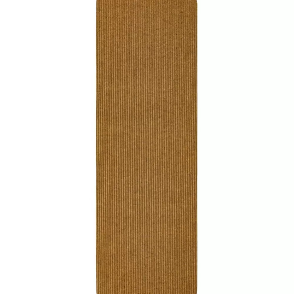 Striped Utility Mat Tan Indoor/Outdoor 24 In. X 72 In. Utility Door Mat By Mohawk Home | * Best Sale