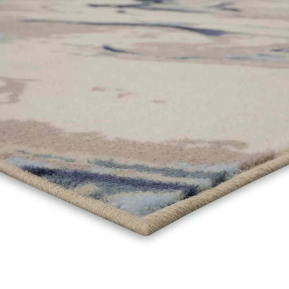 Swirls Blue 7 Ft. 6 In. X 10 Ft. Indoor Area Rug By Mohawk Home | * Store