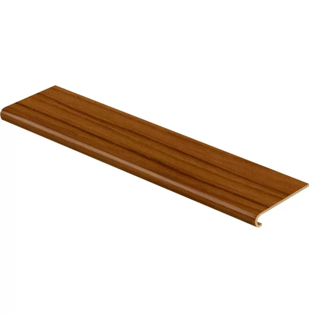 Teak 47 In. Long X 12-1/8 In. Deep X 1-11/16 In. Height Vinyl To Cover Stairs 1 In. Thick By Cap A Tread | * Outlet
