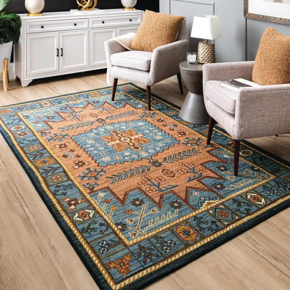 Tenby Blue 6 Ft. X 9 Ft. Area Rug By Mohawk Home | * Cheap