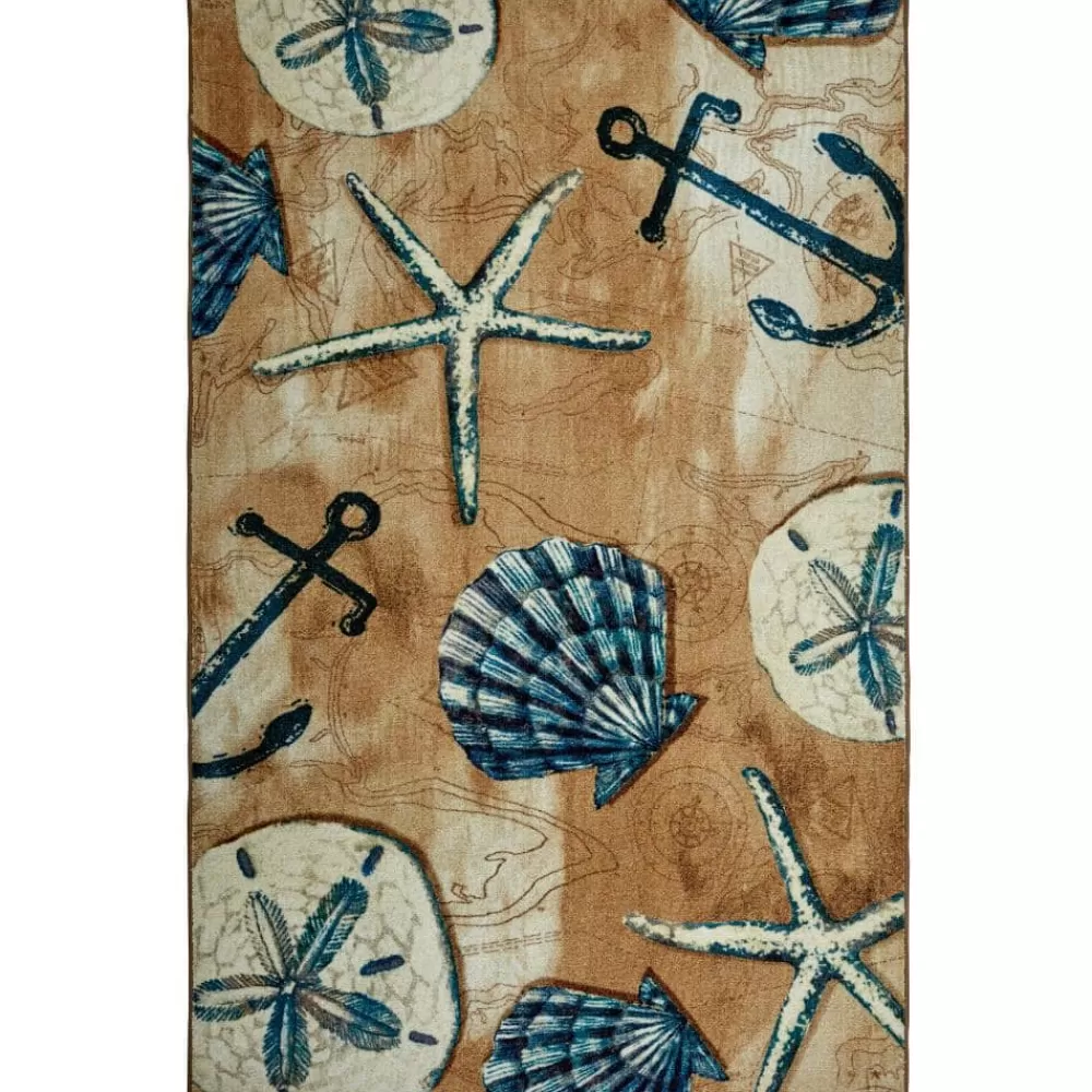 Tide Pool Shells Beige 10 Ft. X 14 Ft. Abstract Area Rug By Mohawk Home | * Best Sale