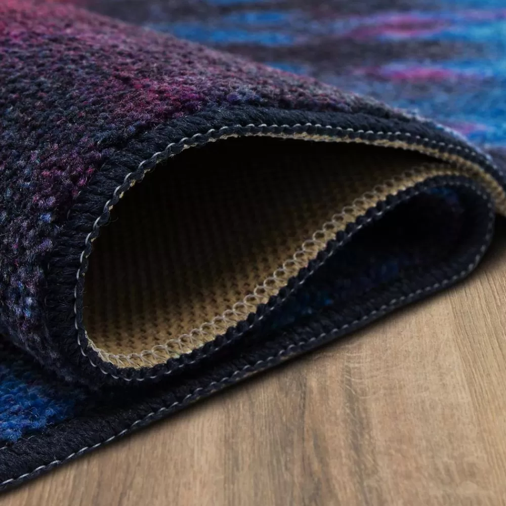 Tie Dye Swirl Rainbow 8 Ft. X 10 Ft. Contemporary Area Rug By Mohawk Home | * Flash Sale