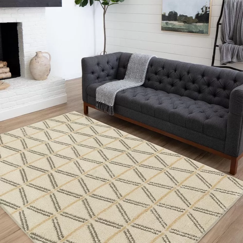 Torrens Cream 8 Ft. X 10 Ft. Indoor Area Rug By Mohawk Home | * Cheap