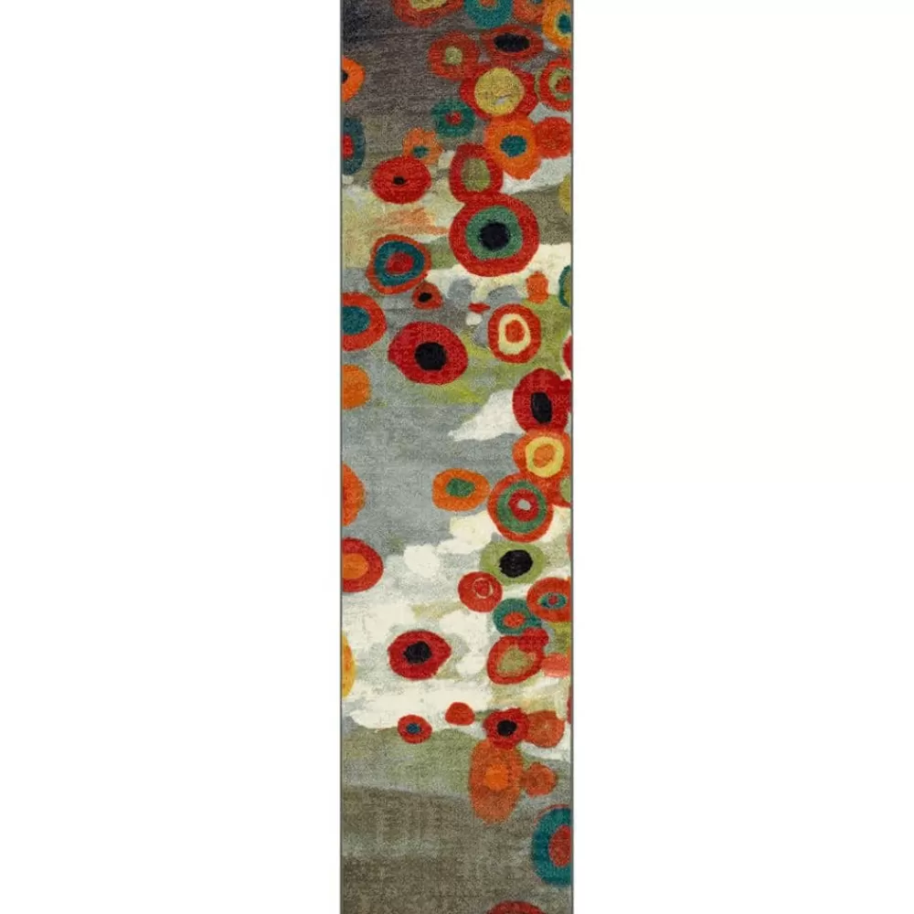 Tossed Floral Multi 2 Ft. X 8 Ft. Machine Washable Abstract Runner Rug By Mohawk Home | * Outlet