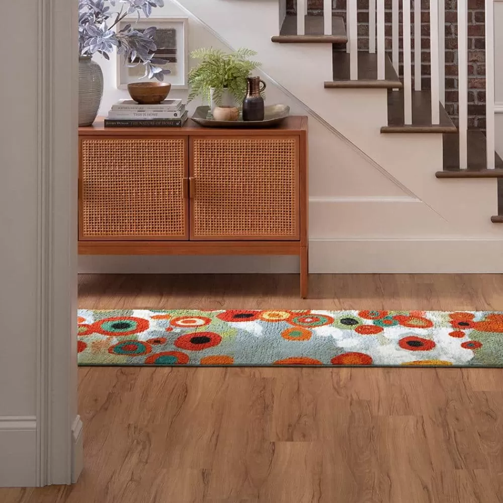 Tossed Floral Multi 2 Ft. X 8 Ft. Machine Washable Abstract Runner Rug By Mohawk Home | * Outlet