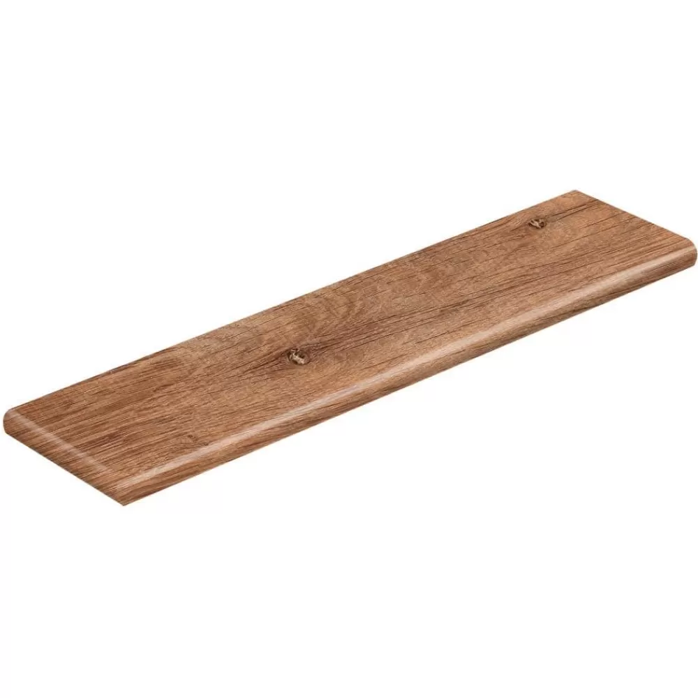Trail Oak/Georgia Clay 47 In. Length X 12-1/8 In. W X 1-11/16 In. T Vinyl Left Return For Stairs 1 In. T By Cap A Tread | * Discount